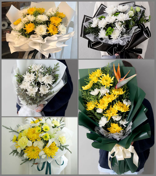 贵州毕节市威宁县牛棚镇新营村白事花束代送